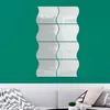 Image de 8 stickers miroirs vagues - Autocollants stickers adhésifs effet miroir
