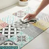 Image de Tapis Vinyle pour le sol en PVC - Antidérapant - Protection pour le Sol - Tapis vinyle carrelages mixtes - 60 x 100 cm - Lavable