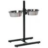 Image de Bar a chien Otis hauteur max 60 cm bol ø 27 cm 4 litres pour chien - Flamingo