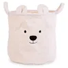 Image de Panier de rangement 40x40x40 cm teddy Blanc Cassé