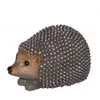 Image de Lampe veilleuse - EGMONT - Hérisson - Marron - 16 cm - Peinte à la main