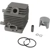 Image de Cylindrée complète Ø: 34mm adaptable pour STIHL modèles FS85-->2001 BG75 FC75 FH75 FR85 FR85T FS75 FS80 FS85T FS85RX