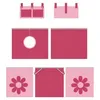 Image de Tente de lit - Vipack - Alex/Sofie/Charlotte/Astrid - 3 parties - Coton - Rose