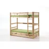 Image de Vipack - PINO Lit superposé 180cm + 2 tiroirs - 90x200 cm - Bois nature