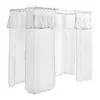 Image de Voile pour lit à baldaquin Amori - SWITHOME - Matière transparente avec touches de rose
