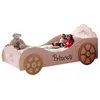Image de Pack - Lit Enfant & Matelas Voiture 90x200cm Rose