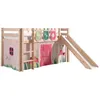 Image de Pack - Lit Enfant Toboggan Tente & 3 Pochettes Pino Spring Naturel