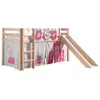 Image de Pack - Lit Enfant Toboggan Tente & 3 Pochettes Pino Princesse Naturel