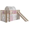 Image de Pack - Lit Enfant Toboggan Tente Tunnel & 3 Pochettes Pino Birdy Naturel