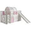 Image de Pack - Lit Enfant Toboggan Tente Tunnel & 3 Pochettes Pino Birdy Blanc