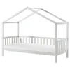 Image de Dallas Lit MH 90 X 200 Blanc + Matelas - VIPACK - Pin massif
