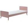 Image de Lit - Billy - 90 x 200 cm - Rose - MDF - Sommier à lattes inclus