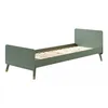 Image de Lit Billy vert olive 90x200cm - VIPACK - Pin massif MDF