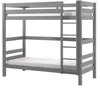 Image de Lit Enfant Superposé Haut Pino 90x200cm Gris