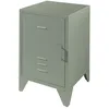 Image de Table de chevet Bronxx 60 cm - Vert Mat - VIPACK - Industriel - Loft - Enfant