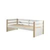 Image de Margrit Lit Capitain 90 Blanc - VIPACK - Pin massif