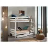 Image de Lit superposé avec 2 tiroirs - VIPACK - Vert - Bois de pin