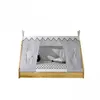 Image de Lit tipi tiroir et toile de tente - VIPACK - Beige - Pin massif