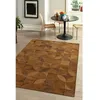 Image de Tapis RONDO - Beneffito - Orange - 140x200cm - Élégance et durabilité