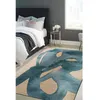 Image de Tapis - BENEFFITO - SWING - Bleu - 170x240cm - Polyester recyclé