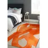 Image de Tapis standard - Beneffito - SWING - Orange - Polyester recyclé - 140x200cm