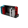 Image de EgoGear - Station de charge USB pour Nintendo Switch - Convient pour 4 Joy-Con + 8 rangements de jeux Switch - Indicateur de charge