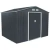 Image de Bc-elec Abri de jardin métallique 277 x 191 x 192cm