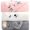 Image de 3pcs Cape De Bain Bébé À Capuche - Serviette À Capuche Pour Bébé Cadeau Naissance Sortie De Bain Bebe Cape De Bain Bébé