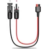 Image de ALLPOWERS vers Anderson Power Pole Adaptateur Connecteur de c&acirc ble de panneau solaire m&acirc le et femelle Compatible120