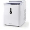 Image de Machine à glaçons INOX 12kg Réservoir 17L - 150W - Bac amovible - Nettoyage automatique   Cycle Voyant de niveau deau faible