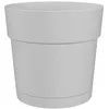 Image de ARTEVASI Pot de fleurs rond CAPRI LARGE - Plastique - Réservoir deau - diamètre 30 cm - Blanc - L 295 X P 295 H 282 cm