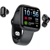 Image de Montre Connectée X5 2-en-1 TWS Ecouteurs Sans Fil Bluetooth 154inch Écran Tactile Appel De Musique Sports Smart Watch - Noir