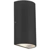 Image de Applique murale Nordlux luminaire Extérieur ROLD Round Éclairage Mural connexion parallèle intégrée Métal Noir H.16 - IP54