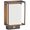 Image de Applique murale Nordlux luminaire Extérieur NESTOR Sensor Lampe Murale détecteur de mouvement Aluminium Noir H.22.1 - IP44