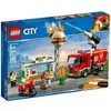 Image de LEGO City - L'intervention des pompiers au restaurant de hamburgers - 60214 en occasion ou reconditionné