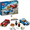 Image de LEGO® City 60242 La course-poursuite sur lautoroute Jouets Voiture de Police Cadeau Anniversaire pour Enfants de 5 ans et +