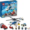 Image de LEGO® City 60243 LArrestation en Hélicoptère Jouet Moto et Camion Minifigurine Policier