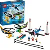 Image de LEGO® City 60260 La course aérienne Jouets Volants Avion et Hélicoptère pour les Enfants de 5 ans et plus