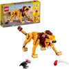 Image de LEGO® Creator 3-en-1 Le Lion Sauvage - Figurines dAnimaux - Jouet de Construction