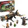 Image de LEGO® NINJAGO® 71736 Le jet multi-missiles jouet davion Boulder Blaster avec prison et figurine de Ninja Kai Or à collectionner