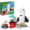 Image de LEGO® 10944 DUPLO® Town Mission de la navette spatiale Jouet fusée pour enfants 2 ans et + avec figurines dastronautes