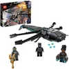 Image de LEGO® 76186 Marvel Le dragon volant de Black Panther   Jouet Avengers Jeu de Construction Super Héros avec 3 Figurines