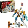 Image de LEGO® 71761 Ninjago L’Évolution Robot De Puissance De Zane Jouet pour Enfants +6 Ans avec Figurines Serpent Bataille Ninja