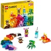 Image de LEGO® 11017 Classic Monstres Créatifs Boite de Briques 5 Jouets en Forme de Mini-Monstre à Construire 4 Ans et Plus