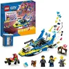 Image de LEGO 60355 City Missions des Détectives de la Police sur l'Eau Jouet de Bateau une Prison et 4 Minifigurines Enfants 6 Ans