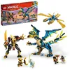 Image de LEGO NINJAGO - Le dragon Ã©lÃ©mentaire contre le robot de l'impÃ©ratrice - 71796 en occasion ou reconditionné