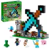 Image de LEGO Minecraft 21244 L’Avant-Poste de l’Épée Jouet et Figurines Creeper Squelette pour Enfants