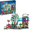Image de LEGO® City 60380 Le Centre-Ville Jouet de Maquettes avec Salon de Coiffure Vétérinaire et Hôtel