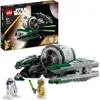 Image de LEGO® Star Wars 75360 Le Chasseur Jedi de Yoda Jouet The Clone Wars avec la Minifigurine Yoda et Figurine R2-D2