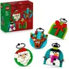 Image de LEGO 40744 Sélection de Décorations de Noël - Jeu de Construction dès 6 ans avec Père Noël